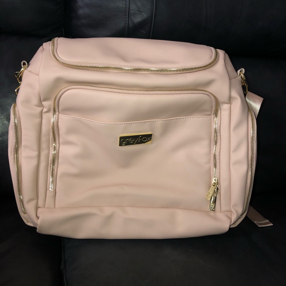 GreyFox Co. Blush (Petal Pink) Diaper Bag